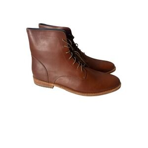 New Mens Nisolo Andres Boots Men's 11.5 All Weather Brown Leather Ankle Ret $280
